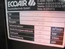 Kompressor Ecoair D 50 37 kW, 10 bar 5m³h Bj. 92 guter Zustand