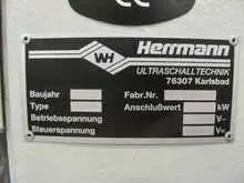   Ultraschallschweissmaschine Herrmann HS AC 2500 Watt mit 180° Drehtisch Bj. 99  