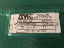  Leroy Somer LS100L Asynchronmotor + Getriebe MB 2501 B3 Getriebe + Gestänge Bilder auf Industry-Pilot