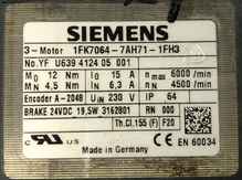 Серводвигатели Siemens 1FK7064-7AH71-1FH3 Servomotor Servo Motor  фото на Industry-Pilot