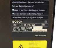  Bosch LTE 45 LTE45 0 608750041 Servoverstärker 0608750041 2,5 KVA photo on Industry-Pilot