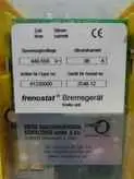   Frenostat Bremsgerät 2548 12 Brake Unit Vibra Maschinenfabrik 61230000 Images sur Industry-Pilot