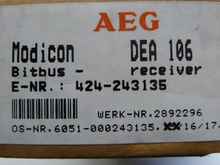  AEG Modicon DEA 106 Modnet 6051-042.243135 SFB-Ankopplung Bitbus receiver photo on Industry-Pilot